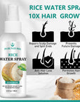 Rosemary Rice Water Hair Growth System Kit - Shampoo, Conditioner and Leave-in Serum