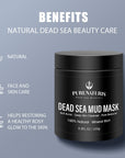 Natural Dead Sea Mud Mask for Face and Body 8.8 oz