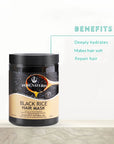 Natural Black Rice Hair Mask 35.2 Fl Oz