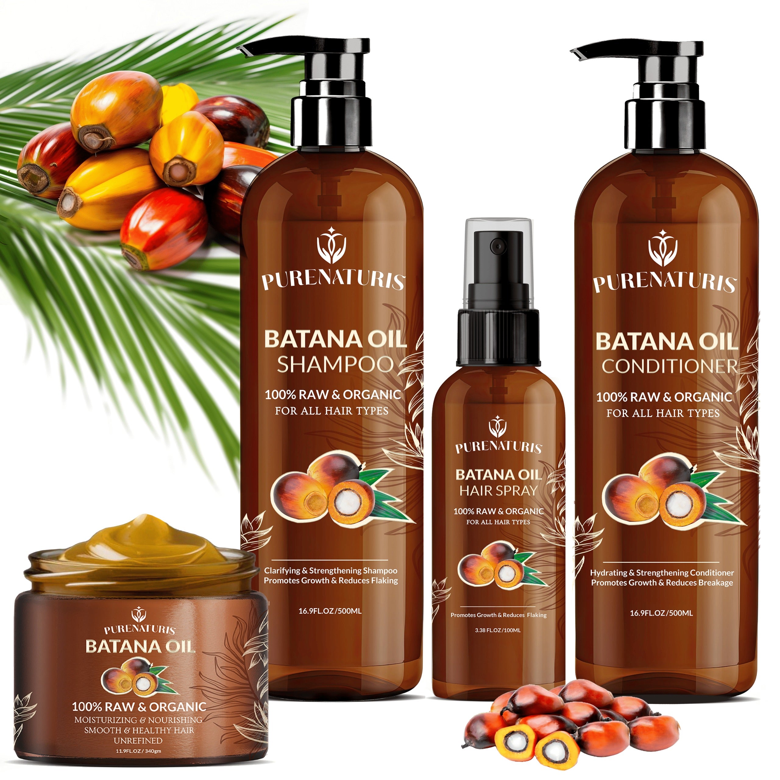 BATANA OIL シャンプー・コンディショナー・オイル・ヘアマスクセット Amazon.com : Batana Oil Shampoo and Conditioner Set