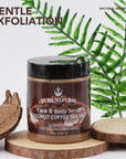 Organic Coconut Coffee Sea Salt Face and Body Scrub 10.58 oz