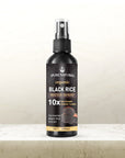 Natural Black Rice Water Hair Growth Spray For Women and Men  with Castor Oil Ginger